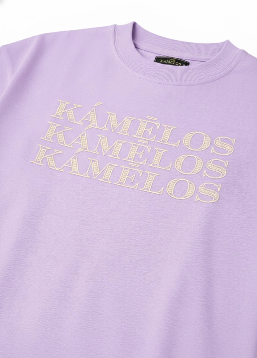 KAMELOS SIGNATURE MONOGRAM OVERSIZED TSHIRT