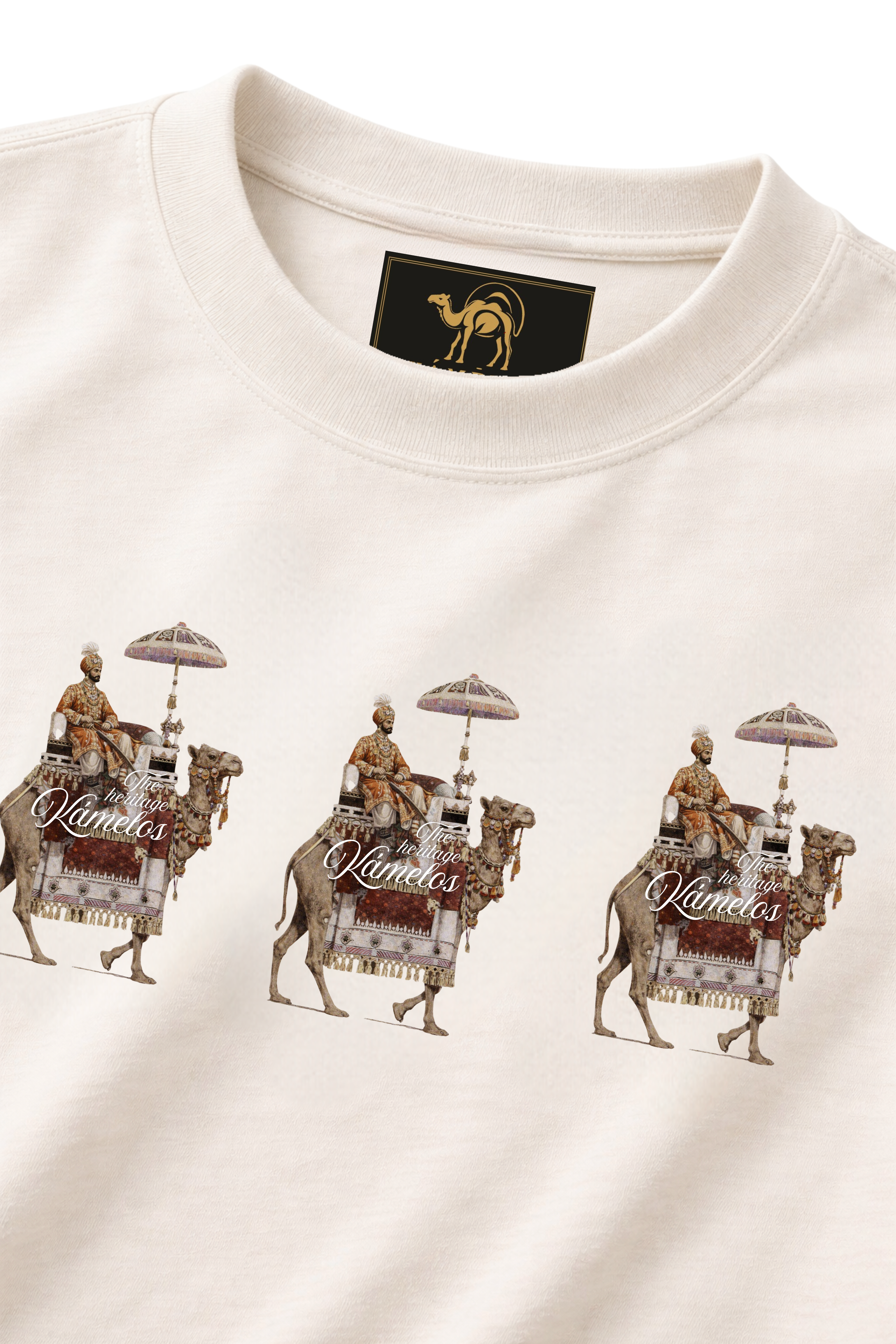 IMPERIAL CAMEL OVERSIZED TSHIRT